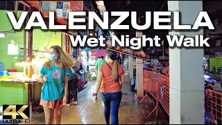 Night Scenes from VALENZUELA CITY  Walking Tour 4K [upl. by Ael199]