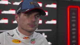 Max Verstappen Post FP2 Interview  Singapore GP24 [upl. by Plerre]