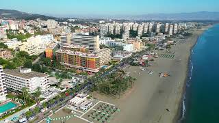 🇪🇦 4K drone view Torremolinos Costa del Sol Spain [upl. by Eniluj]