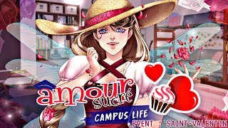 ❤️ AMOUR SUCRÉ CAMPUS LIFE  ÉVENT SAINTVALENTIN 2019  ILLUSTRATIONS 💕 [upl. by Steiner]