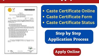 how to apply caste certificate online what is personal finance and why is it important [upl. by Ahsiuqet279]