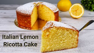 Italian Lemon Ricotta Cake [upl. by Adekahs247]