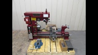 Central Machinery MultiPurpose Lathe Mill Milling Machine Combo 3 in 1 Smithy [upl. by Penland181]