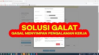 SOLUSI GALAT GAGAL MENYIMPAN PENGALAMAN KERJA MENDAFTAR CPNS 2023 [upl. by Michelina982]