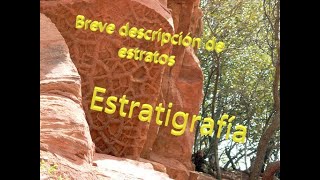 Estratigrafía Descripción de estratos y columnas estratigráficas [upl. by Yatnuahs]