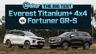 Ford Everest Titanium 4x4 vs Toyota Fortuner GRS 4x4 SUV Big Test  Top Gear Philippines [upl. by Ennaesor]