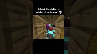 This schizophrenia Minecraft mod is CRAZY man [upl. by Roland]