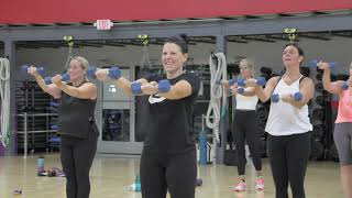 Cathe Friedrichs 499 PHA Pump and Burn Express Two Live Workout [upl. by Nyahs861]