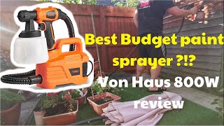 Best paint sprayer  Von haus 800W [upl. by Allehcram]