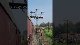 Semaphore Signal System of Meter Guage Track Indian Railways [upl. by Kotick]