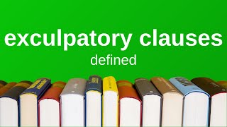 Exculpatory Clauses  Explained Simply Torts [upl. by Nedyrb320]