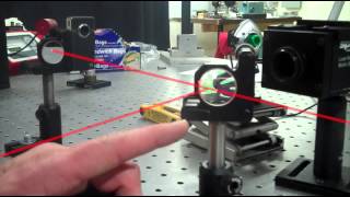 Michelson Interfereomter Alignment SAMPLE [upl. by Assille227]