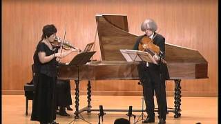 G P Telemann  Sonata for Violin Cello and Basso Continuo Fmajor  No6 [upl. by Eninnaj]