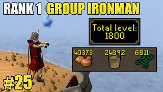 Rank 1 HCGIM  Making 40000 Molten Glass 25  ft Alkan Alfie and Zulu OSRS [upl. by Gregor]