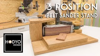 3 Position Belt Sander Stand [upl. by Eneles]