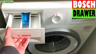 How to remove Dispenser Drawer on Bosch Washing Machine [upl. by Nnaharas]