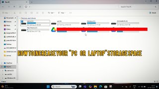 HOW TO INCREASE YOUR PC OR LAPTOP STORAGE SPACE USING GOOGLE DRIVE [upl. by Aknaib156]