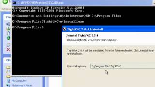 How to Uninstall TightVNC Viewer 204 [upl. by Retxab107]