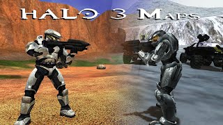 3 Halo 3 Maps In HaloCE [upl. by Rourke]