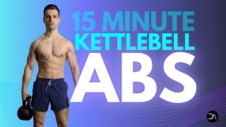 Kettlebell ABS Workout  15 minute Follow along [upl. by Dosia]