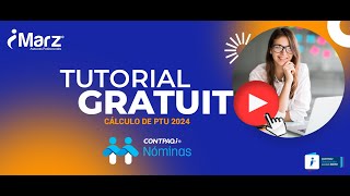 Calculo de PTU 2024 en CONTPAQi Nominas por iMARZ 24Abril2024 [upl. by Oflunra]