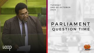 Parliament Question Time  Tuesday 3rd of October 2023 [upl. by Philippa]