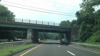 CT 15 exits 6456 southbound  Wilbur Cross Parkway [upl. by Tristram]