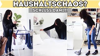 🎒 Wäscheberge bezwingen und Haushaltschaos meistern – 10 unschlagbare Tipps  Clean with me deutsch [upl. by Ynatil]