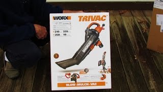 WORX Trivac Collapsible Yard Bag and Leaf Pro Collection System  Unboxing Assembly amp Review [upl. by Nayve]