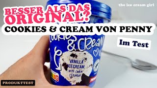 EIGENMARKEN EIS HÄAGEN DAZS VON PENNY  Cookies amp Cream Eis im Test  THE ICE CREAM GIRL [upl. by Arihaz]