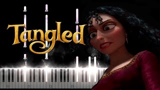 Tangled  Mother Knows Best Reprise Piano Tutorial [upl. by Tarr]