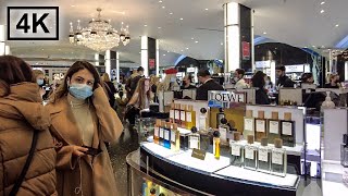 Inside Harrods Luxury Designer Store 💰 London Walk amp Inside Look 4K 3D Sound [upl. by Atiuqa]