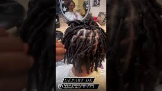 DÉPART DE LOCKS EN TWIST BY DYNESS CRÉATIONS LOCKS [upl. by Ellerol]