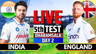 India vs England 5th Test  India vs England Live  IND vs ENG Live Score amp Commentary Session 3 [upl. by Savior]