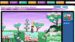 Papa Louie 3 When Sundaes Attack Level 5 all coins [upl. by Robins]