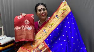 Navratri 2024 special Sarees Collection Kasturi Paithani Live navratri diwali live [upl. by Amikay]