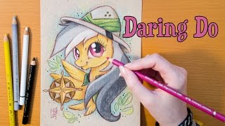 Speed Drawing MLP  Daring Do [upl. by Essex]