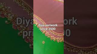 Diya aariwork designer classes lavangam stitch design networkmarketing 9566124816 [upl. by Yart]