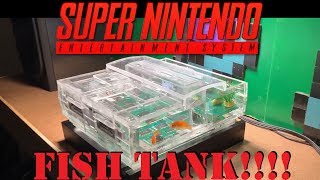 SUPER NINTENDO FISH TANK UNREAL IT WORKS [upl. by Tenahs]