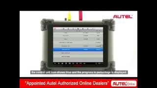 How to use ECU programming on Autel Maxisys Pro [upl. by Oiramd16]