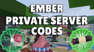 20 Private Server Codes For Ember  Shindo Life [upl. by Risay]