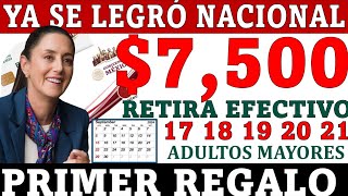 MALAS NOTCIAS AVISO URGENTE ADULTOS MAYORES 📢 REGALO DE CLAUDIA ¡PAGOS BIENESTAR 32 ESTADOS27LETRAS [upl. by Aniral297]