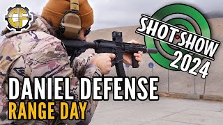 SHOT Show 2024 Daniel Defense Range Day [upl. by Prowel554]