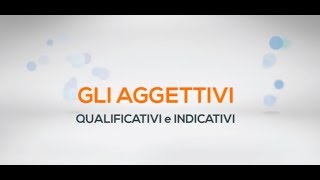 GLI AGGETTIVI qualificativi e determinativi [upl. by Juli]