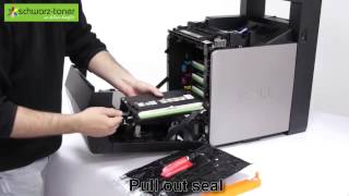 Dell 3115cn Toner Cartridge Replacement  user guide 5931016667686910170717273 [upl. by Hedaza]