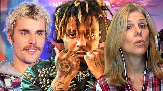 Mom Reacts to Juice WRLD amp Justin Bieber  Wandered To LA Official Audio [upl. by Inalem973]