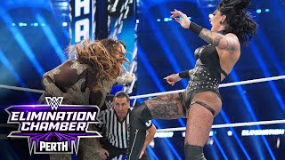 Rhea Ripley vs Nia Jax – Women’s World Championship Match WWE Elimination Chamber 2024 highlights [upl. by Blessington666]