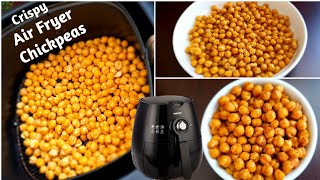 Crispy Air Fryer Chickpeas Namkeen  Kurkure Chana Namkeen  Indian Style Roasted Masala Chickpeas [upl. by Awe]