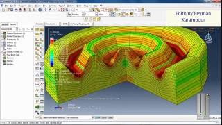 simulation axisymmetric forging in Abaqus [upl. by Leorsiy616]