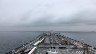 Tokyo bay aqua line  world fourth largest underwater tunnel in the world [upl. by Nnaylloh]